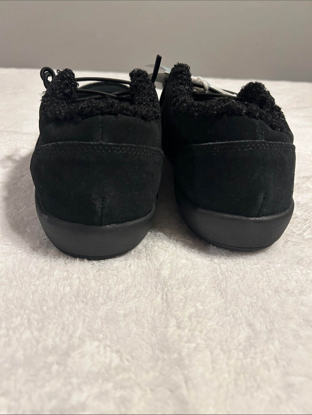 REVITALIGN Black Sherpa-Lined Casual Slip-Ons men Size 8D - Picture 4 of 9